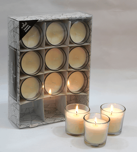 Ampliscent Votive Candles - English Lavender (Pack of 12)