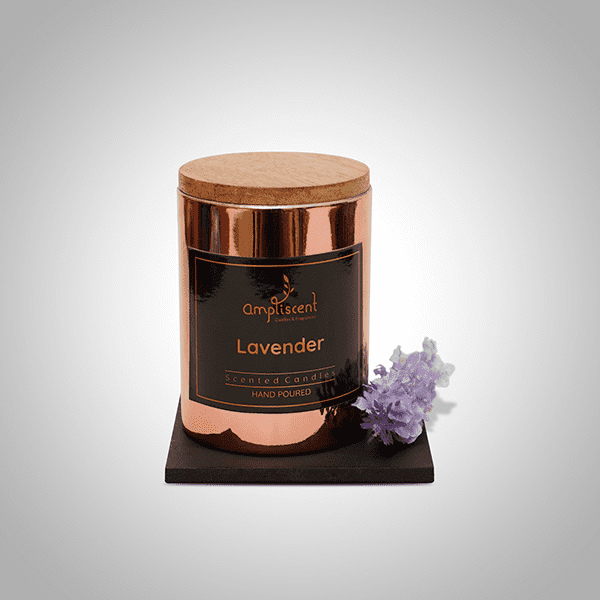 Ampliscent Exotic Candles - Lavender Copper Finish (Pack of 1)