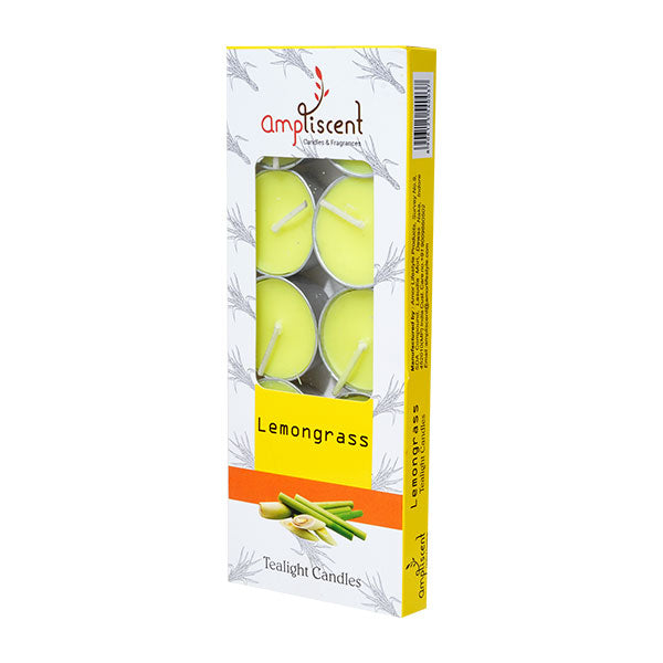 Ampliscent Tealight Candles - Lemongrass (Pack of 3)