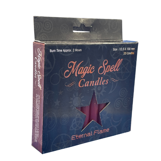 Eternal Flame - Magic Spell Candles 4" Brown (Pack of 20)