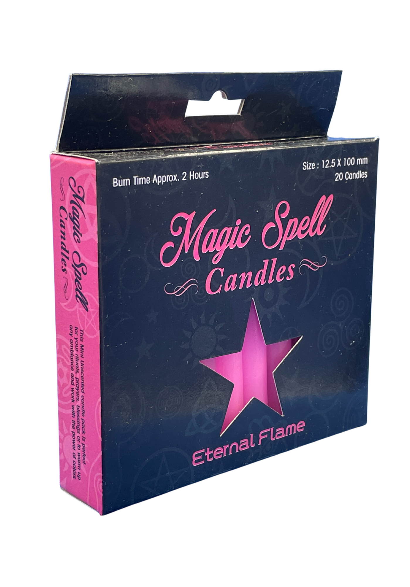 Eternal Flame - Magic Spell Candles 4" Pink (Pack of 20)