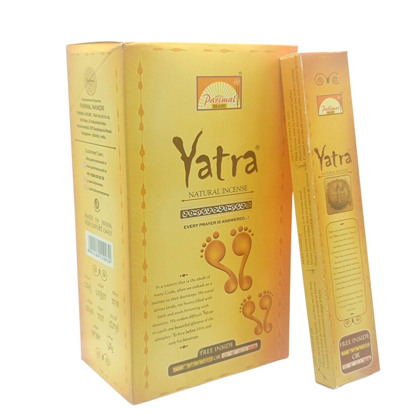 Parimal Yatra Incense Sticks 180g (15g x 12 packs)