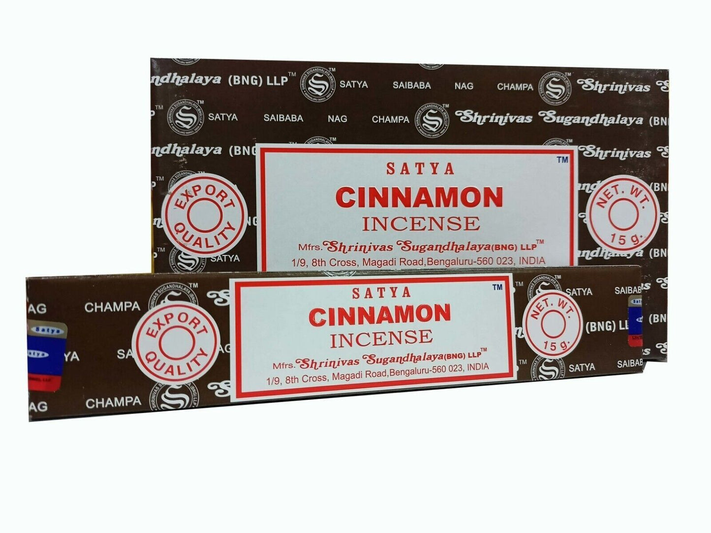 Satya (BANG) Cinnamon Incense Stick 180g (15g x 12 packs)