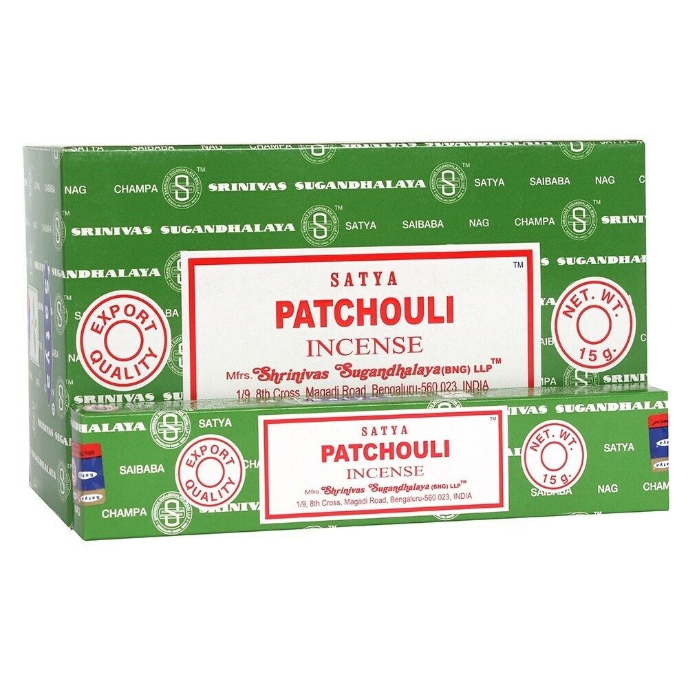 Satya (BANG) Patchouli Incense Stick 180g (15g x 12 packs)